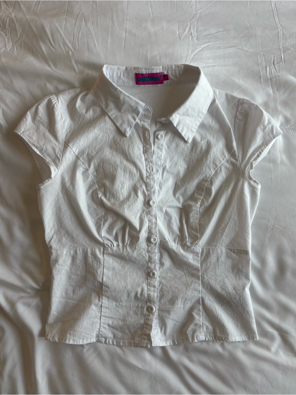 Edikted massie tailored button up shirt